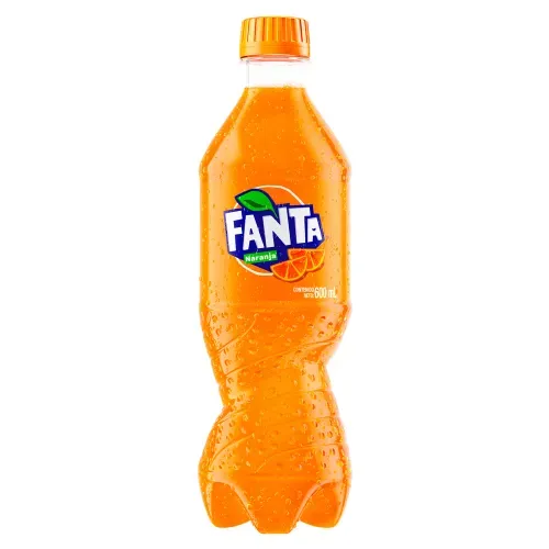 Gaseosa Fanta naranja regular - 600 ml