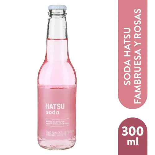 Soda Hatsu Fambruesa Y Rosas - 300ml