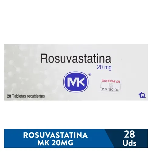 Rosuvastatina Mk 20Mg C X 28 Tab Ea