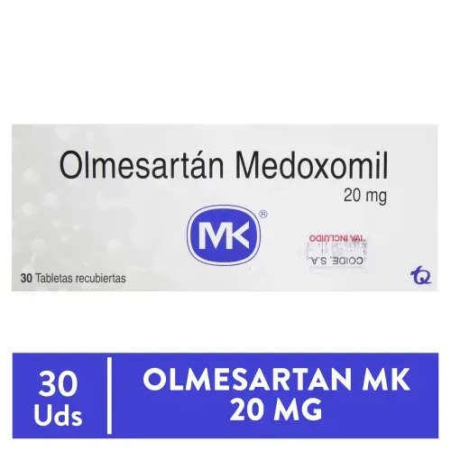 Olmesartan Mk 20 Mg C X 30 Tab Ea