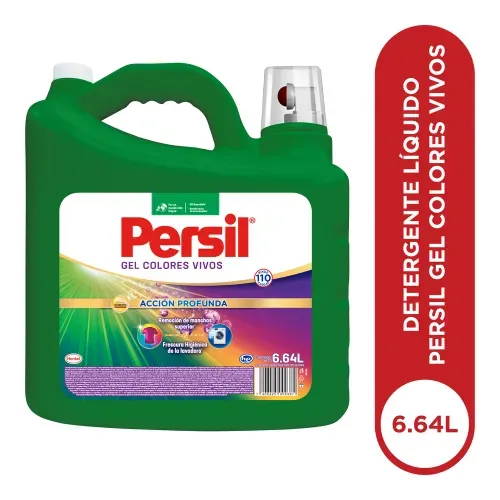 Detergente líquido Persil, colores vivos - 6640 ml
