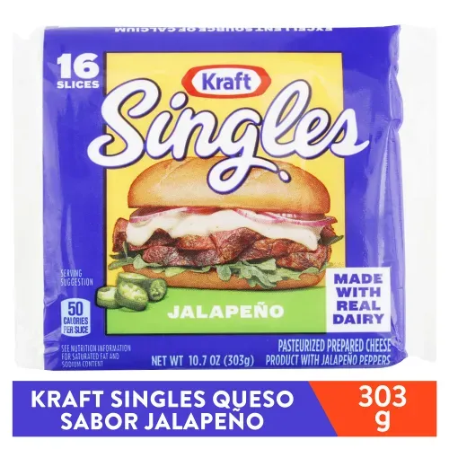 Jalapeno Kraft Rebanado 303g