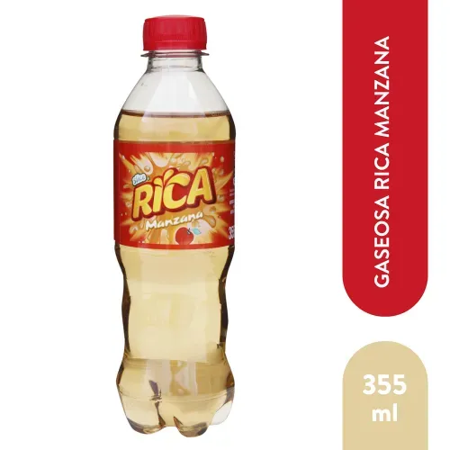 Gaseosa Rica Manzana Pet 355ml