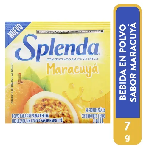Bebida En Polvo Splenda Maracuya 7gr