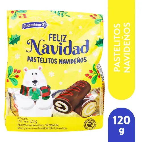 Pasteles Navidad Colombina - 15 g