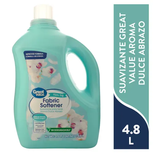 Suavizante Regular Great Value Dulce Abrazo - 4.8 L