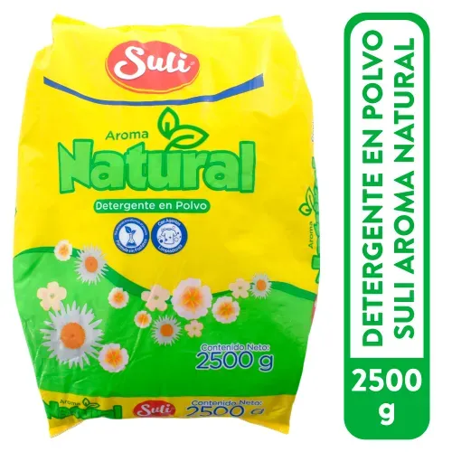 Detergente En Polvo Suli Detergente En Polvo Suli Natural 2500g