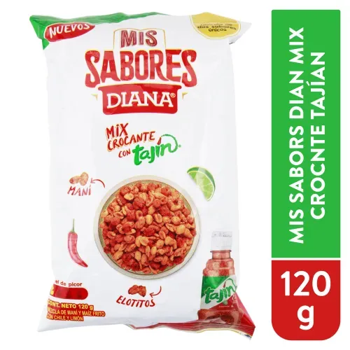 Mis Sabors Dian Mix Crocnte Tajin 120 g