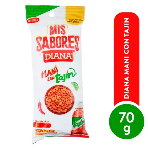 Mis Sabores Diana Mani Con Tajin 70g