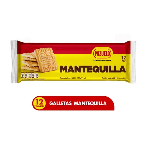 Galleta Pozuelo Mantequilla - 312 g