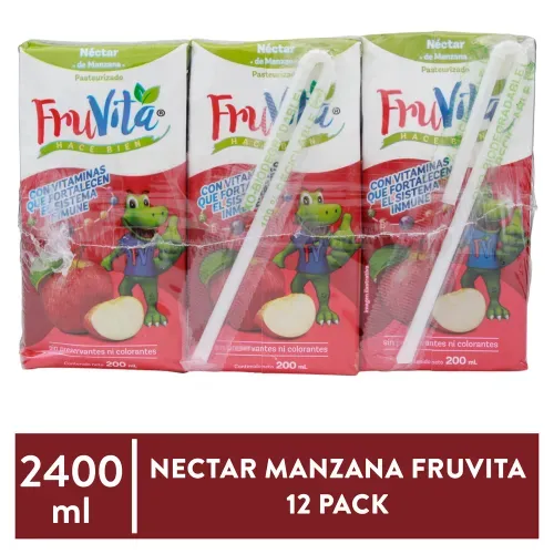 Nectar Fruvita Manzana 12 Pack 200 ml