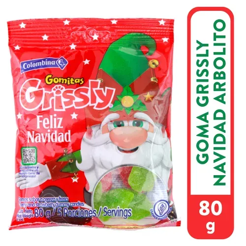 Goma Grissly Navidad Arbolito - 80 g