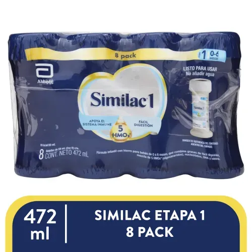 Similac Etapa 1 Bebi 2onz 8pk 472 ml