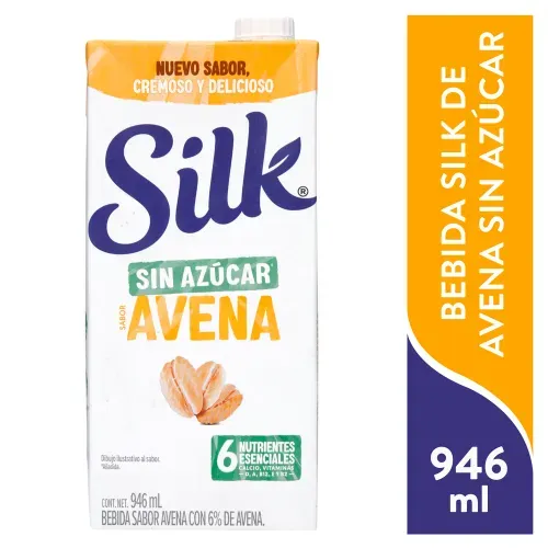Bebida de Avena Silk Sin Azúcar - 946ml