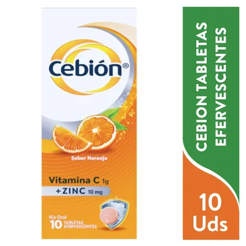 Cebion Effe Tab Zinc Tube 10 Ea