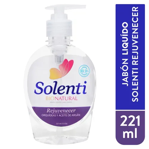 Jabón Liq Solenti bio natural rejuvenecer - 221 ml