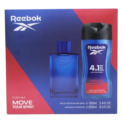 Estuche Reebok Move Him Edt Gel 250ml