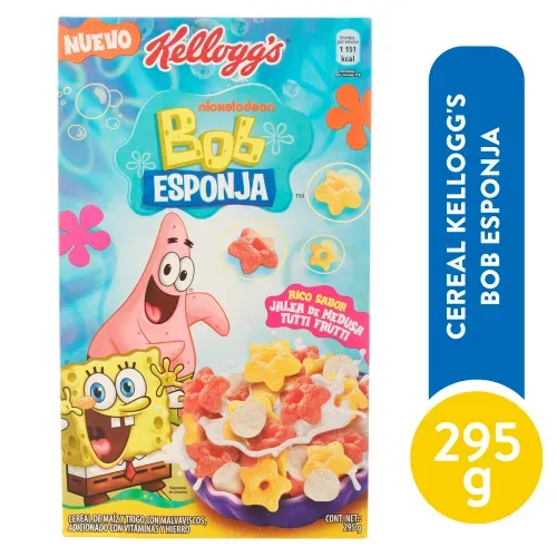 Cereal Bob Esponja Kelloggs Caja 295g
