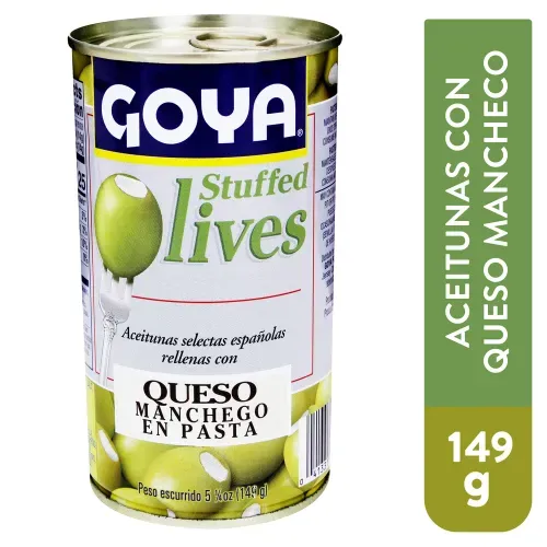 Aceitunas Goya Queso Manchego - 149 g