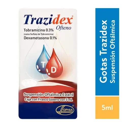 Trazidex Solución Oftalmica 5ml