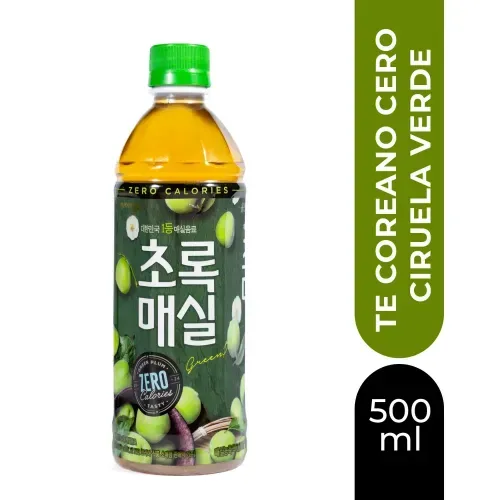 Te Woongjin de ciruela verde cero - 500 ml