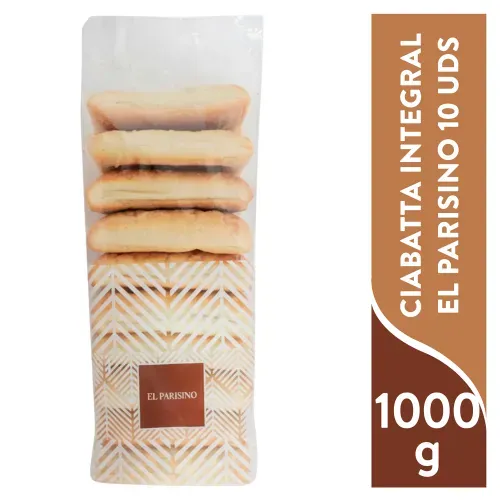 Ciabatta Integr Bols 10u Parisino 1000gr