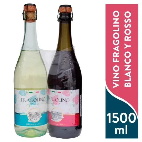 Vino Fragolino Rosso Y Bla  2pak 1500ml