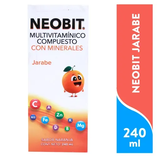 Neobit Multivitamínico Compuesto SF Sabor Naranja - 240 ml