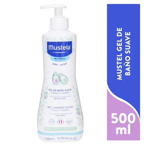 Dermatología Mustela Mus Gel Bano Suave 500 ml