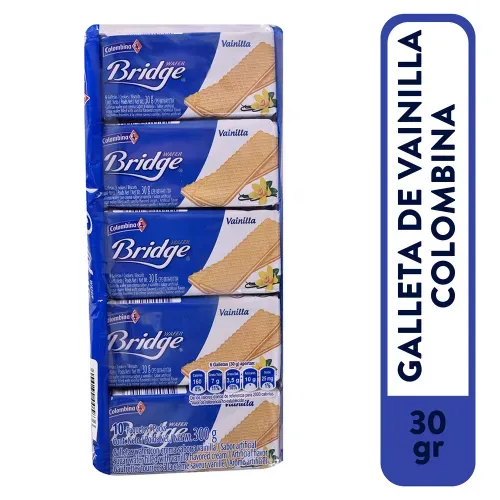 Sorbeto Bridge Vainilla Colombina 24Bs 10 - 300 g