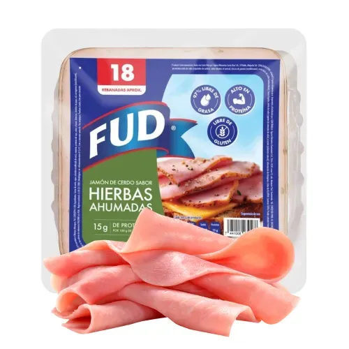 Jamon Fud Hierbas Ahumada 250 g Unidad