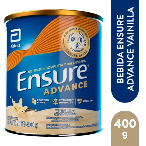 Complemento Ensure Advance vainilla - 400 g