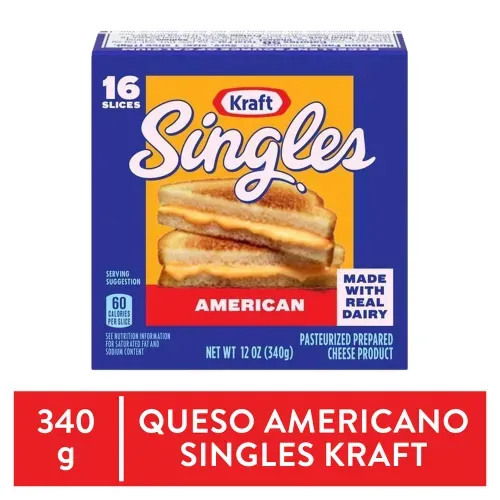 Queso Americano Kraft Rebanado - 340g