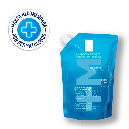 GEL LIMPIADOR EFFACLAR +M REFILL PIELES MIXTAS A GRASAS LA ROCHE POSAY 400ML