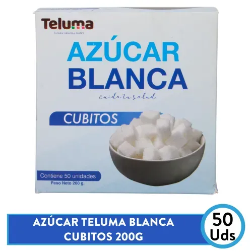 Azúcar Teluma Blanca Cubito - 175g
