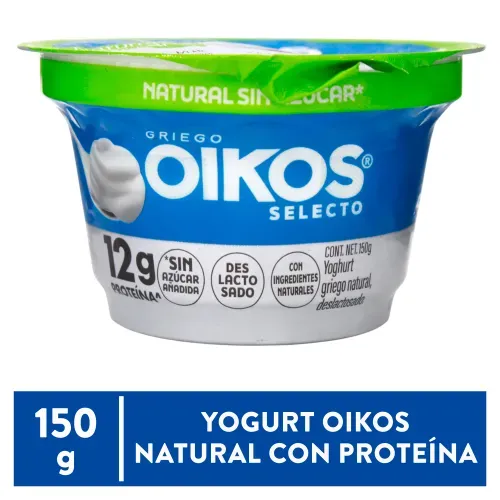 Yogurt Oikos Natural Con Proteina - 150 g