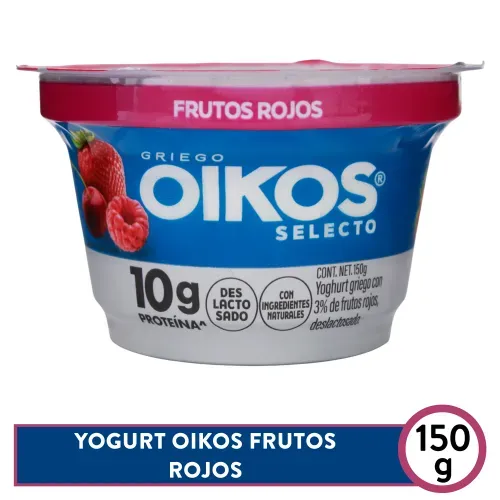 Yogurt Oikos sabor frutos rojos - 150 g