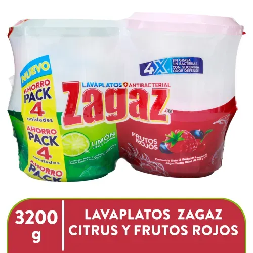 Lava Cr Zagaz Citrus Y Fr Rojos 3200gr