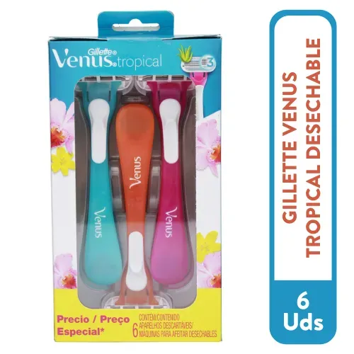 Venus Tropical 6 Unidades Desechable