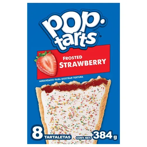 Tartas Kelloggs Pop Tarts Frosted Strawberry - 384 g