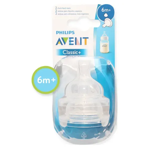 Set 2 Tetinas Flujo Denso 6 M Mas Avent