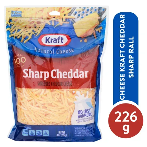 Cheese Kraft Cheddar Sharp Rall 226g