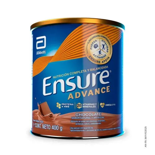 Fórmula Nutricional Ensure® Advance Sabor Chocolate - 400g