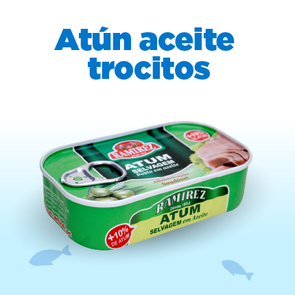 Atún trocitos en aceite