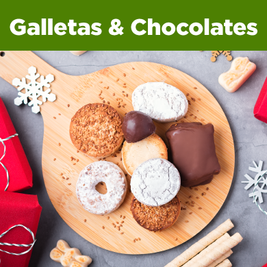 Galletas y Chocolates.
