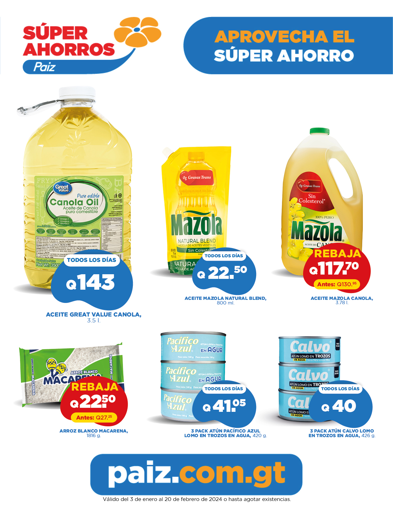 Aceite de canola en spray Great Value – Supermercado digital